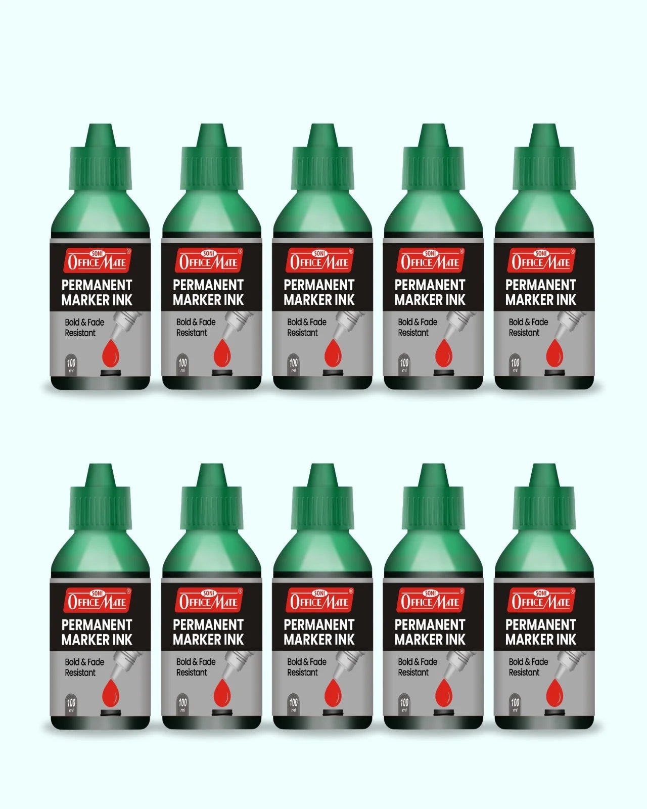 Permanent Marker Refill Ink - 100ml, Quick-Drying, Vibrant Colors