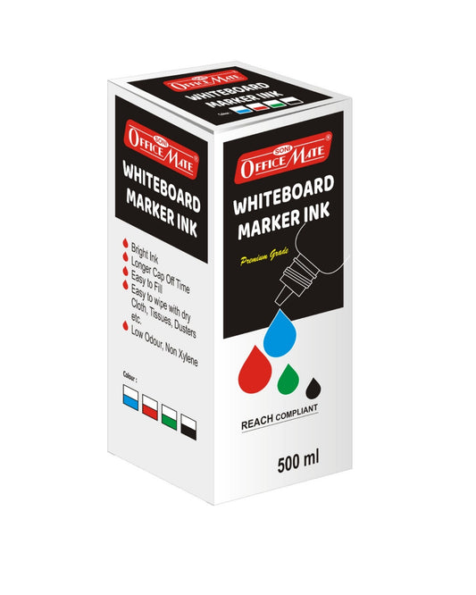 Whiteboard Marker Refill Ink - 500 ml (1pcs), Bright Colours, Eco-friendly