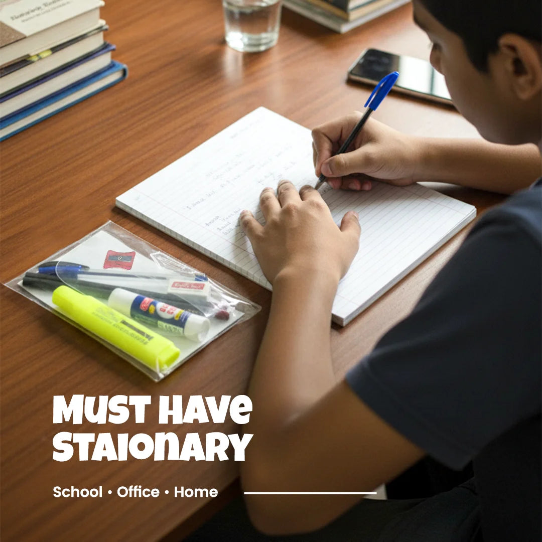 Stationery Kit @99, All-in-One Writing Kit, Ideal Gift for Kids, Students & Office Use