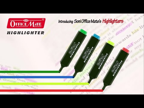 Fluorescent Highlighters – Vibrant Colors, Smooth Flow, 3x Longer Lasting