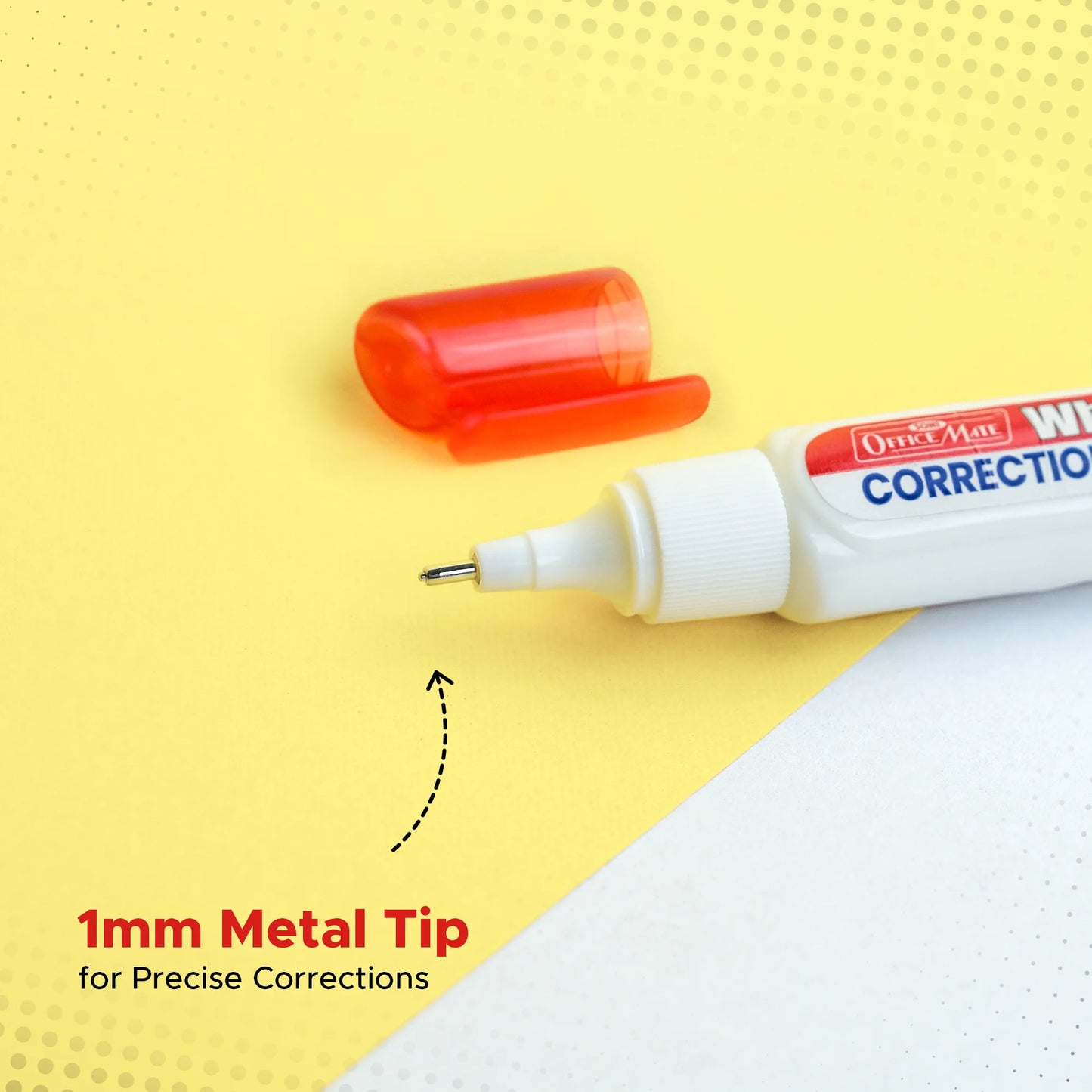 Correction Pen (7ml) – Pack of 2, Instant Drying, Precise Application