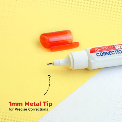 Correction Pen (7ml) – Pack of 2, Instant Drying, Precise Application