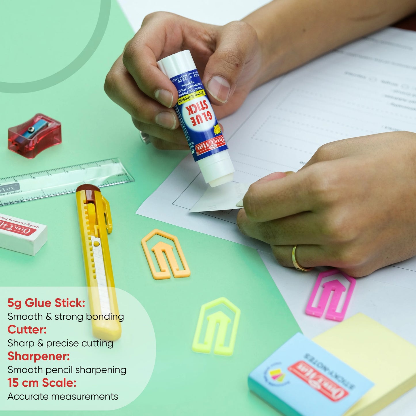 Banking Essentials Stationery Kit, Compact Office Kit for Bankers & Professionals