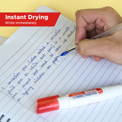 Correction Pen (7ml) – Pack of 2, Instant Drying, Precise Application