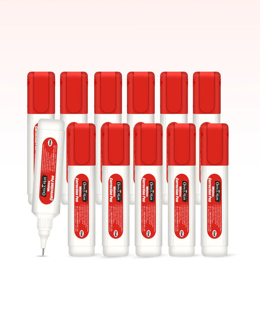 Correction Pen (12ml) – Pack of 12, Instant Drying, Precise Application