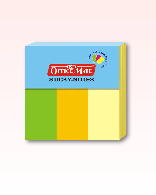 Fluorescent Sticky Note Pads – 100 Sheets (25mm x 76mm x 3), Bookmarks, Text Highlighter