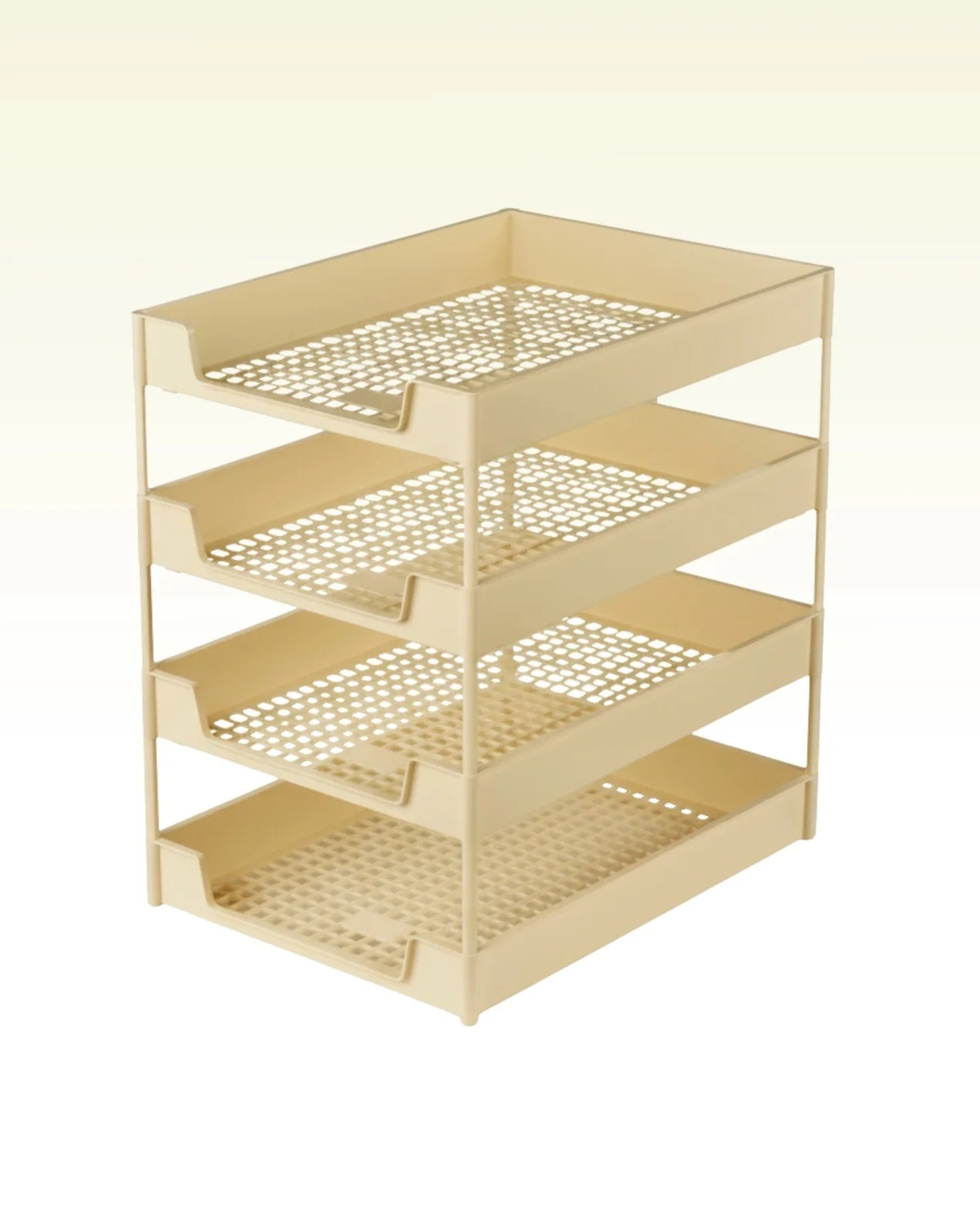 Four Compartment Office Tray – Compact Design, Lightweight, Versatile Use