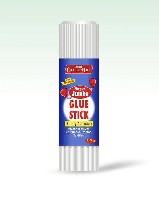 Super Jumbo Glue Stick - 115g (1pcs), Superior Adhesion, Quick-Drying for School, Office, Crafts, and Home Projects