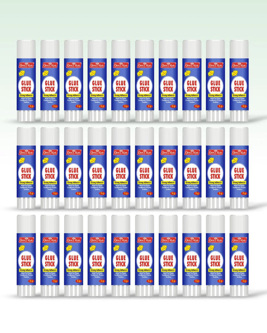 Glue stick – 5gm, (Pack of 30 pcs) Superior Adhesion, Quick-Drying for School, Office, Crafts, and Home Projects