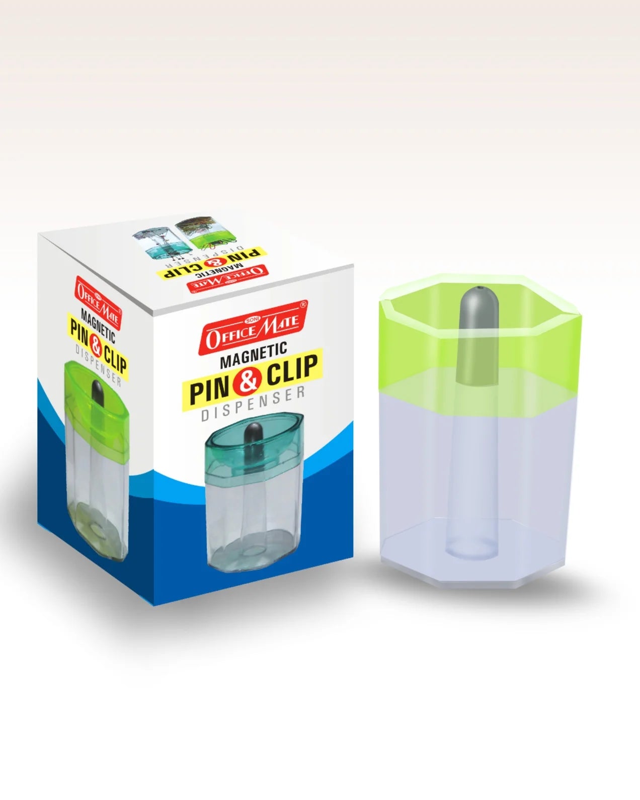 Magnetic Pin & Clip Dispenser (1pcs), Tidy Workspace, Compact Design