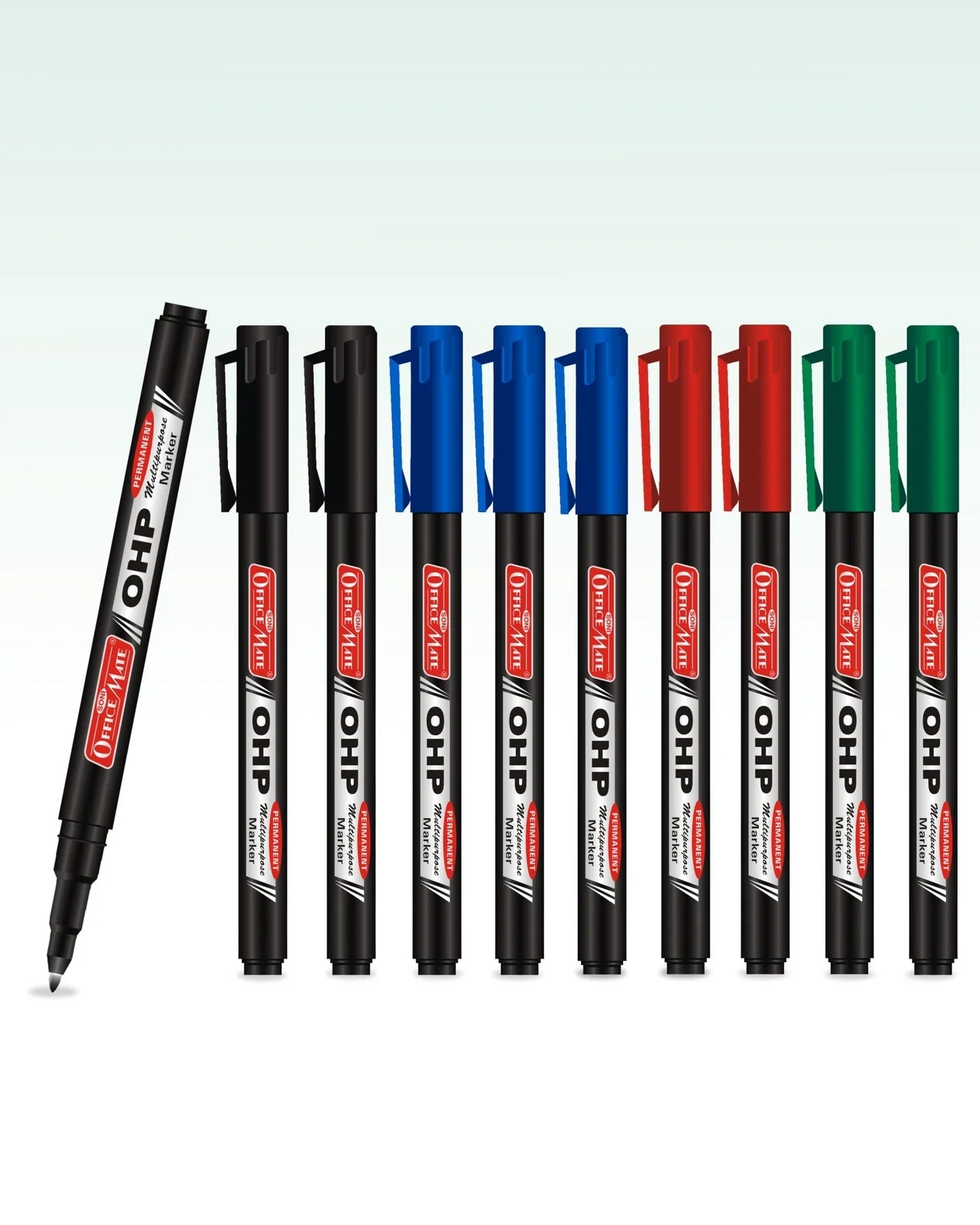 Permanent CD/DVD/OHP Markers (10pcs) – Quick Drying, Water Resistant