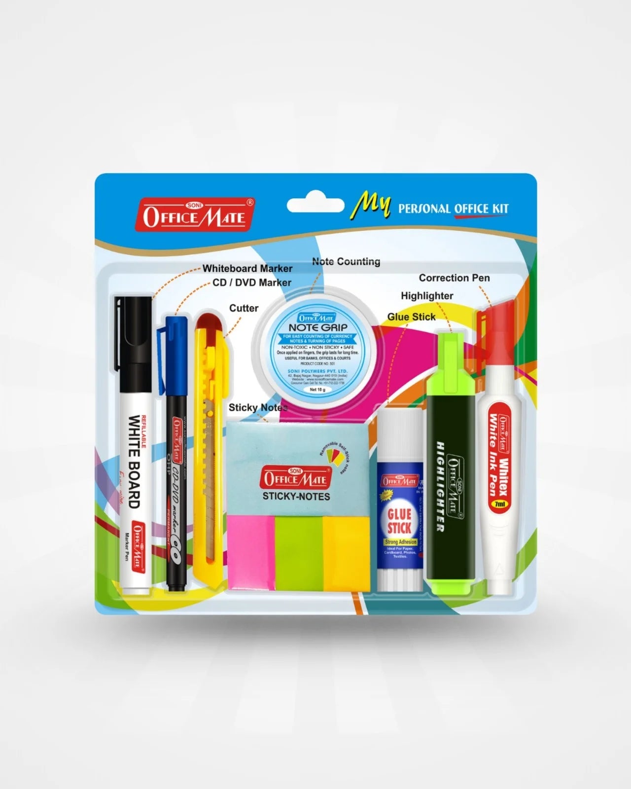 Personal Office Kit, All-in-One Essentials for Office, School & Home