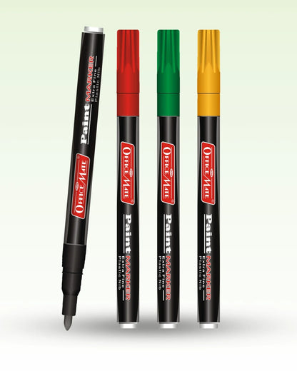 Fine Tip Paint Markers (4pcs) – Vibrant Colours, Non-Toxic, Multi Surface Usage