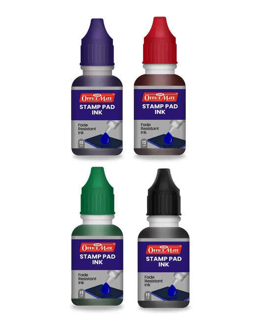 Stamp Pad Refill Ink – 15 ml, Long-Lasting Impressions, Quick-Drying Ink for Any Project