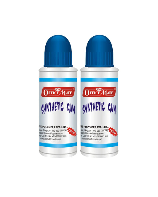 Synthetic Gum (150ml) – Pack of 2, Quick-Drying, Transparent & Multi-Purpose Adhesive