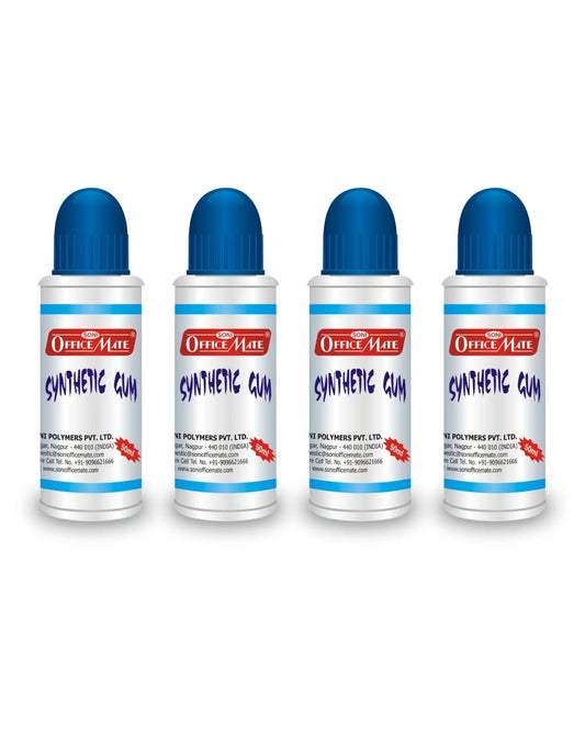 Synthetic Gum (50ml) – Pack of 4, Quick-Drying, Transparent & Multi-Purpose Adhesive