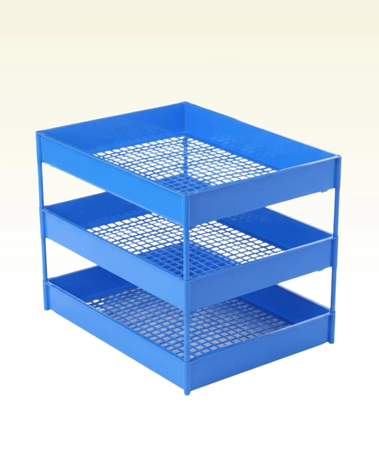 Three Compartment Office Tray – Compact Design, Lightweight, Versatile Use