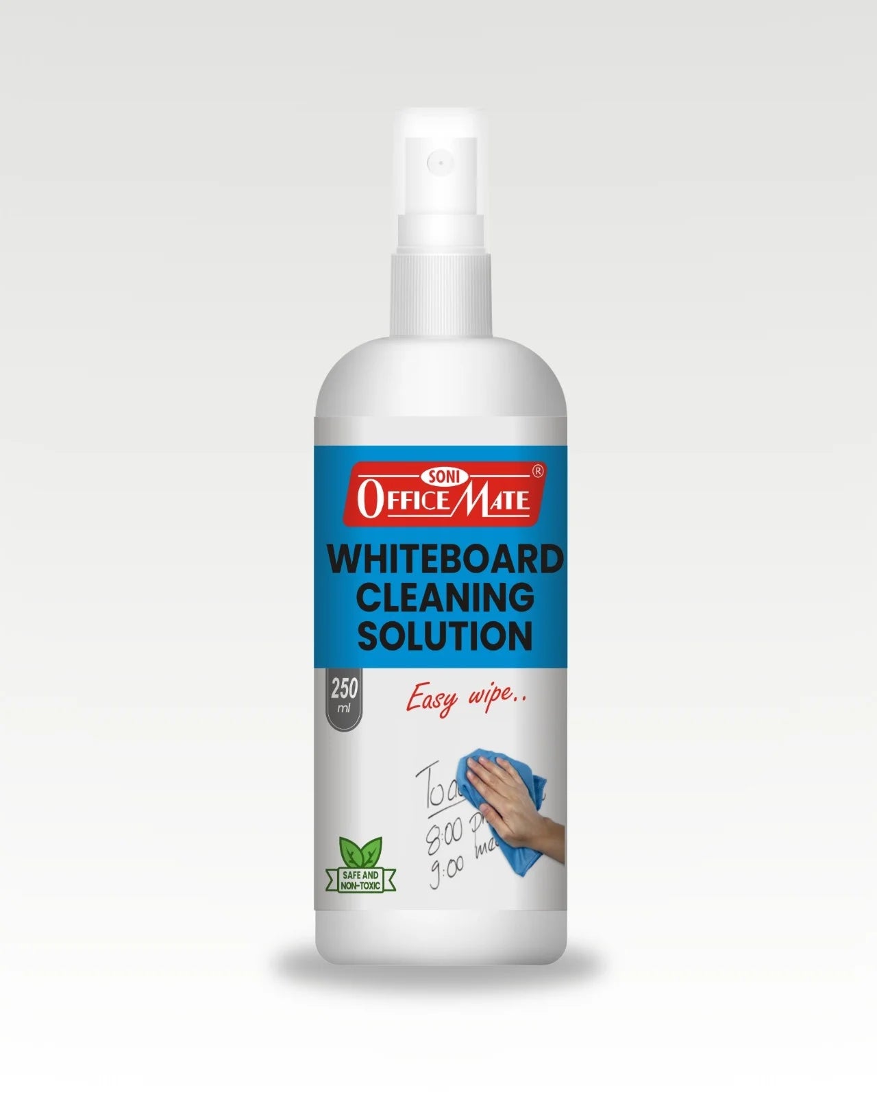 Whiteboard Cleaning Solution (250ml) (1pcs), Spotless Wipes, Eco-Friendly