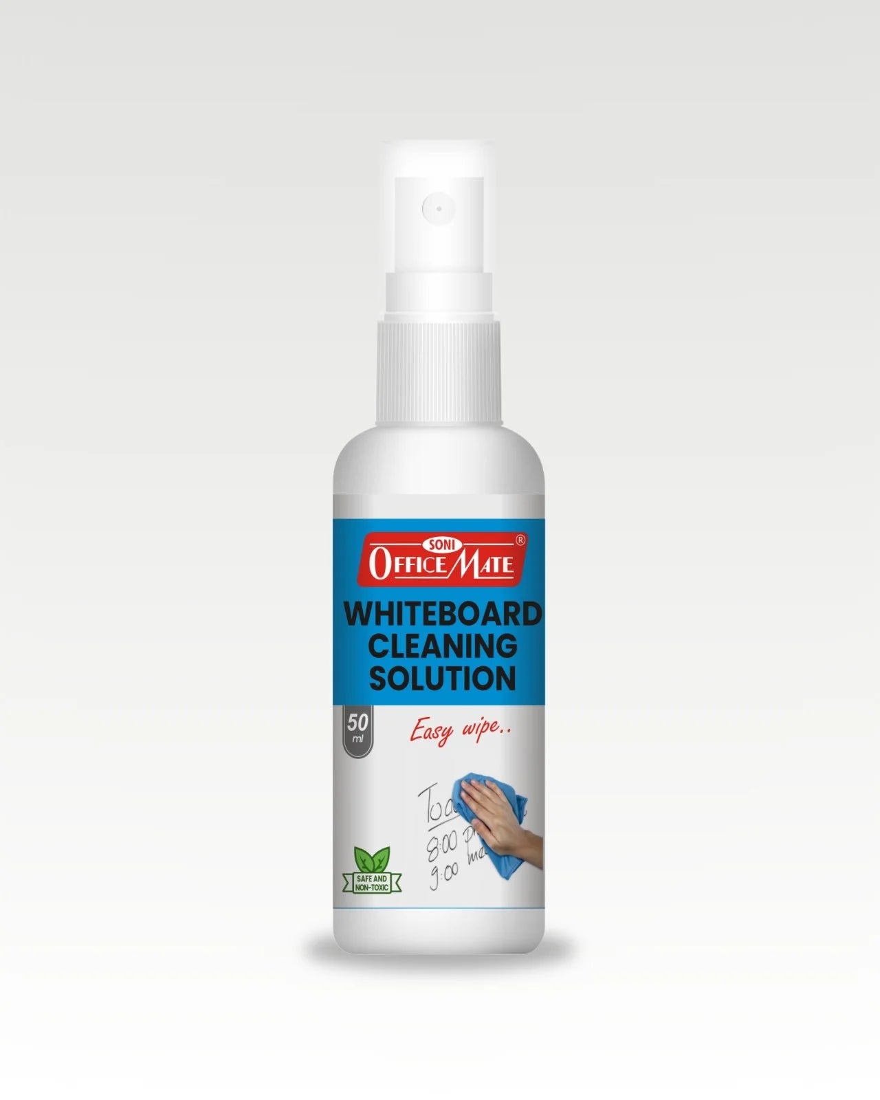 Whiteboard Cleaning Solution (50ml) (1pcs), Spotless Wipes, Eco-Friendly