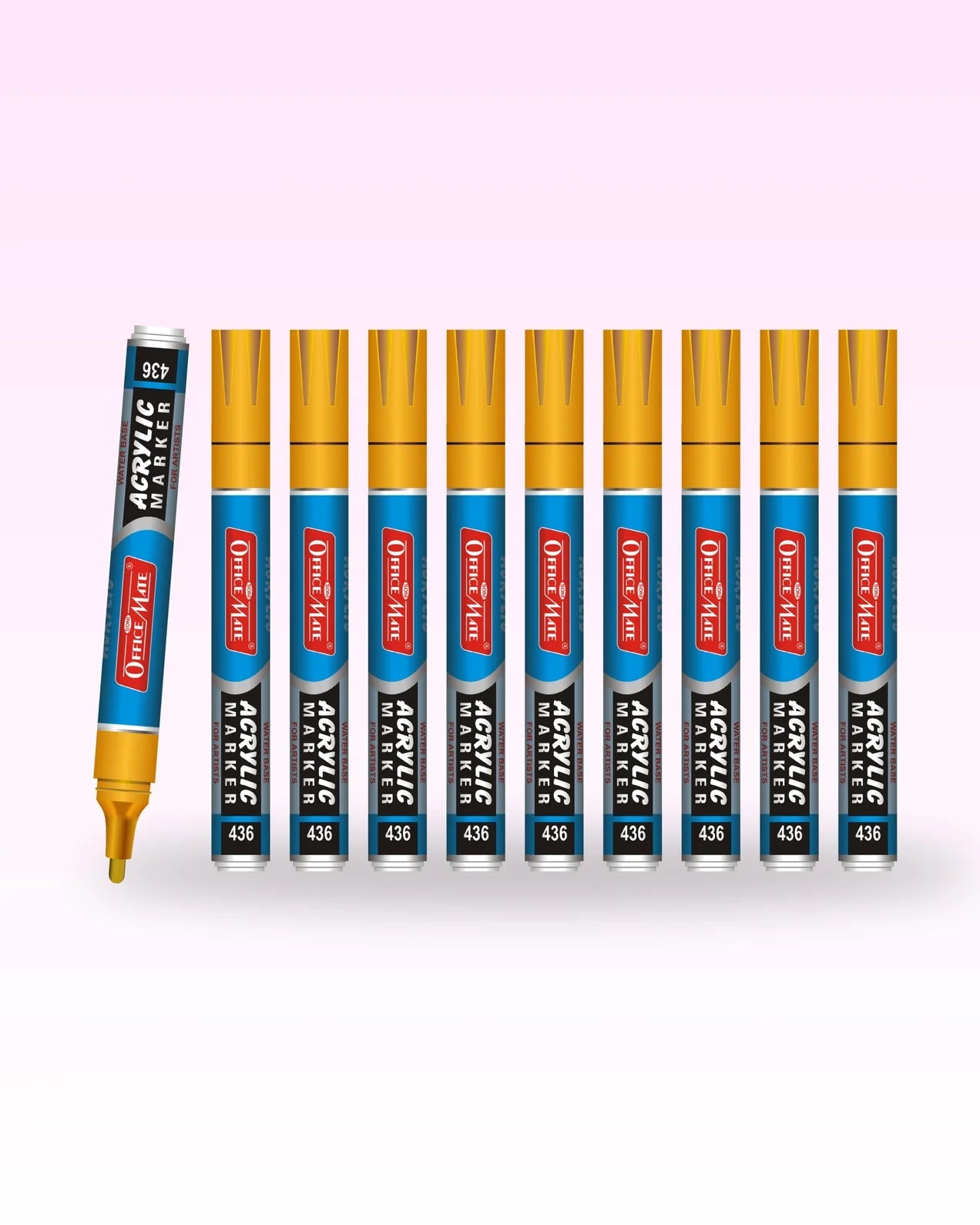Acrylic Paint Markers (10pcs) Water-Based, Non Toxic, Perfect for Doodling and Sketching