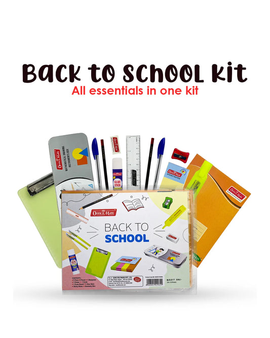 Back to School Kit for Students, Complete School Essentials, Compact & Organized Stationery Set