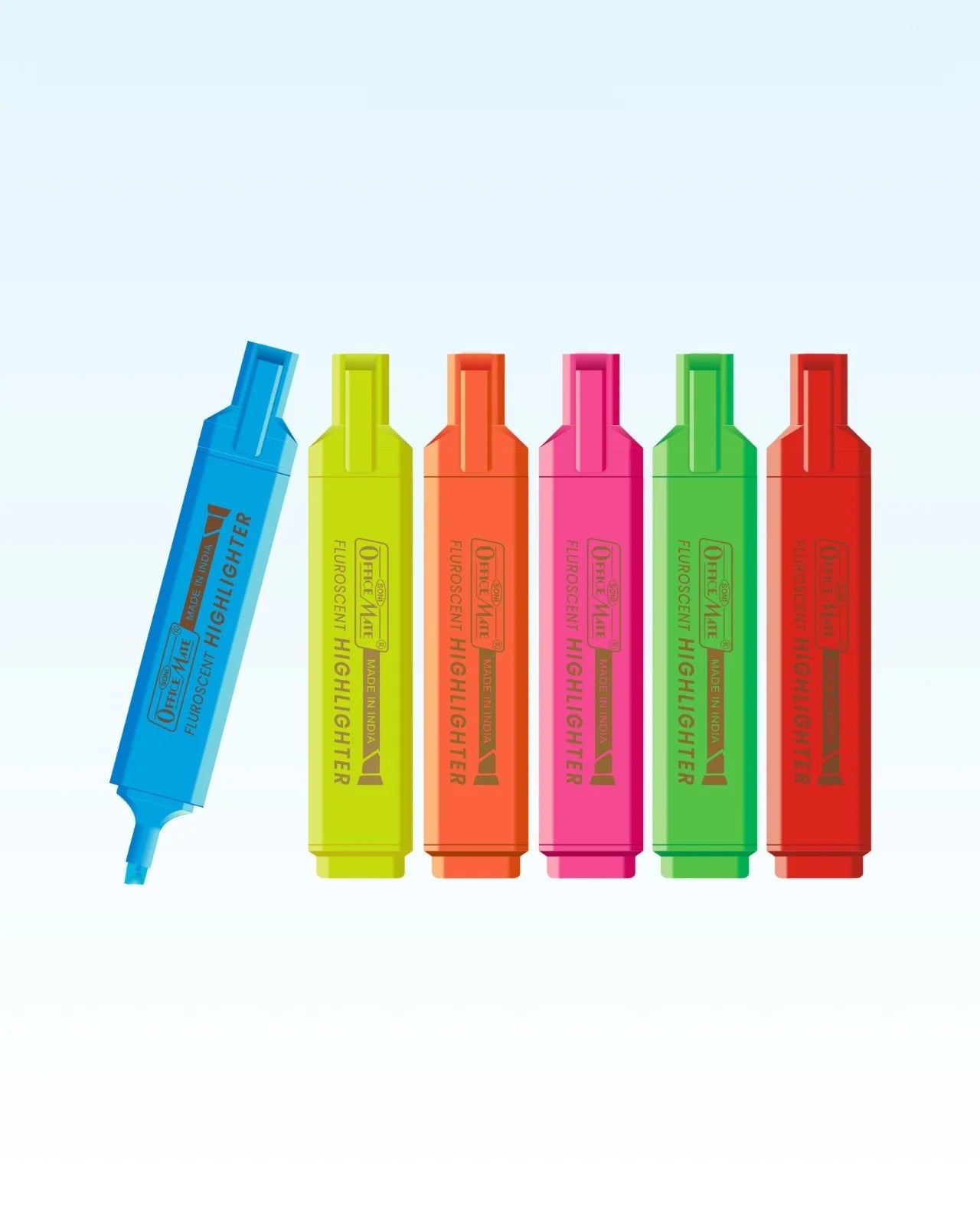 Fluorescent Highlighters – Vibrant Colors, Smooth Flow, 3x Longer Lasting