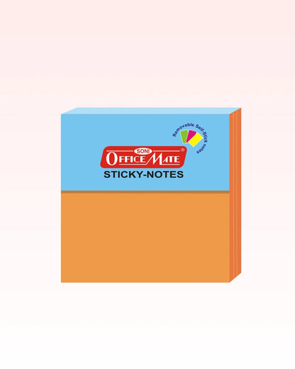 Fluorescent Sticky Note Pads – 100 Sheets (76 x 76), Effective Note-Taking & Organizing