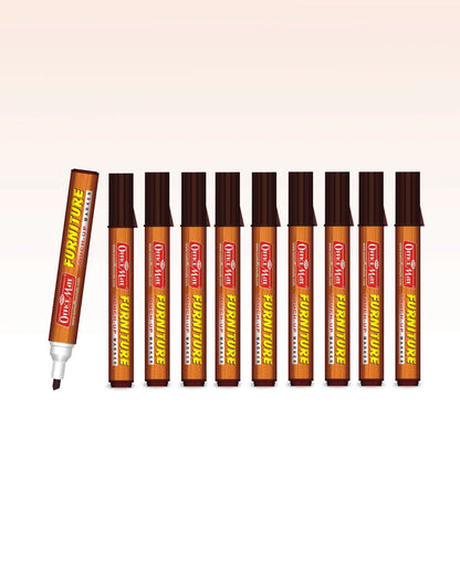 Furniture Markers (10pcs) – Precision Touch-Ups, Rich Wood Tone Colours