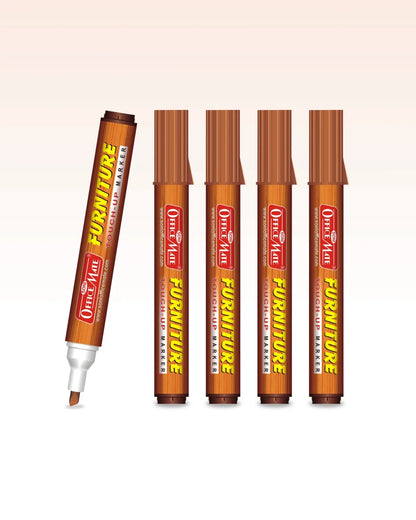 Furniture Markers (5pcs) – Precision Touch-Ups, Rich Wood Tone Colours