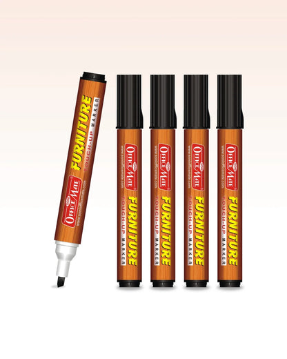 Furniture Markers (5pcs) – Precision Touch-Ups, Rich Wood Tone Colours