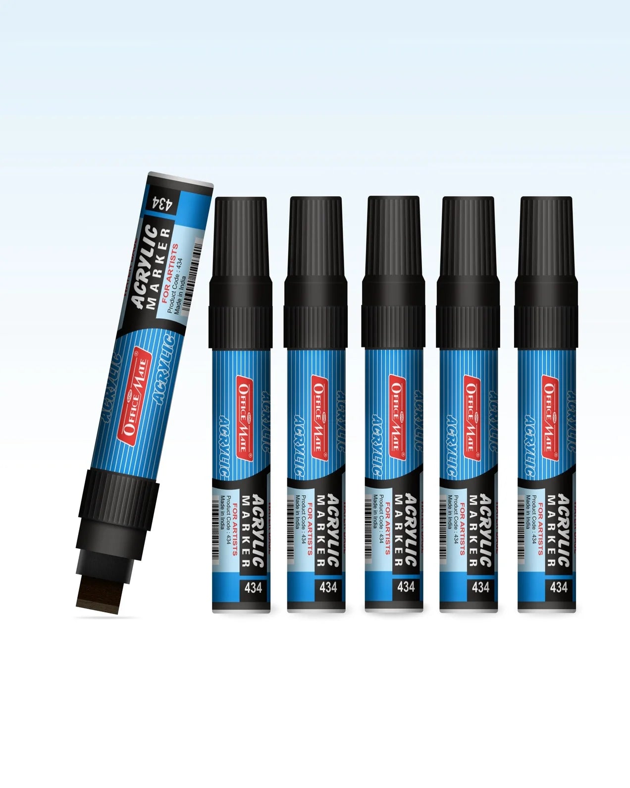 Jumbo Acrylic Marker (6pcs) Water-Based Marker, Wide Tip, Easy to Use