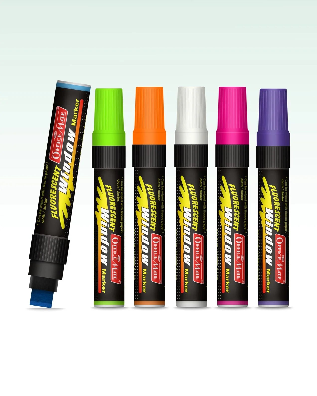 Regular Whiteboard Marker (Cap with a Clip), (10 pcs), Vibrant Colour, Eco-Friendly, Easy to Wipe