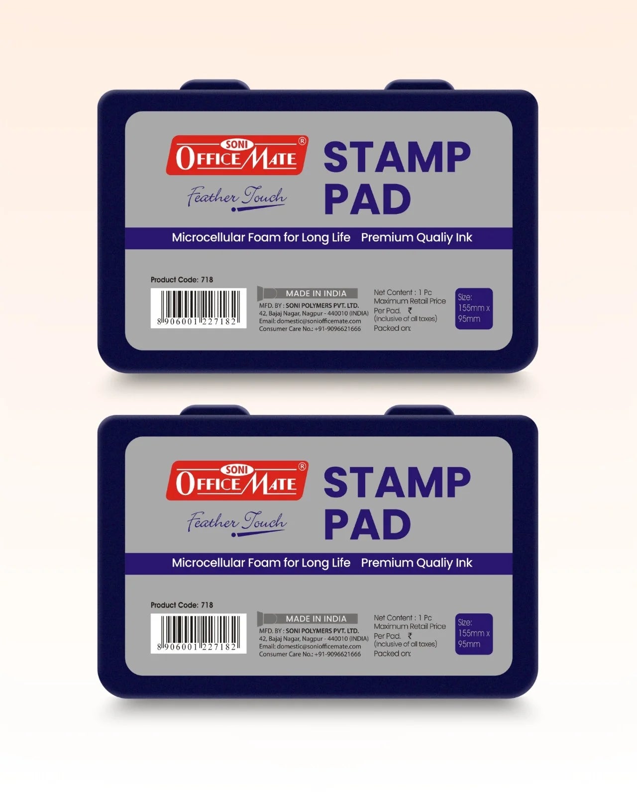 Stamp Pad - Violet, Long-Lasting Impressions, Quick-Drying Ink for Any Project