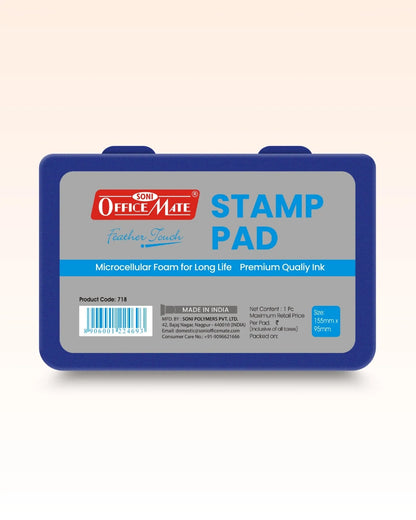 Stamp Pad – Blue, Long-Lasting Impressions, Quick-Drying Ink for Any Project