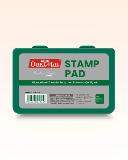 Stamp Pad – Green, Long-Lasting Impressions, Quick-Drying Ink for Any Project