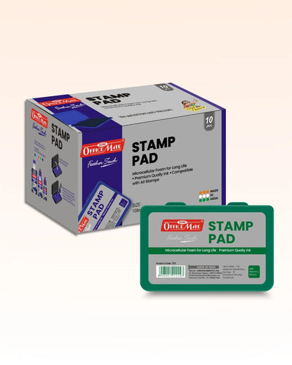 Stamp Pad – Green, Long-Lasting Impressions, Quick-Drying Ink for Any Project