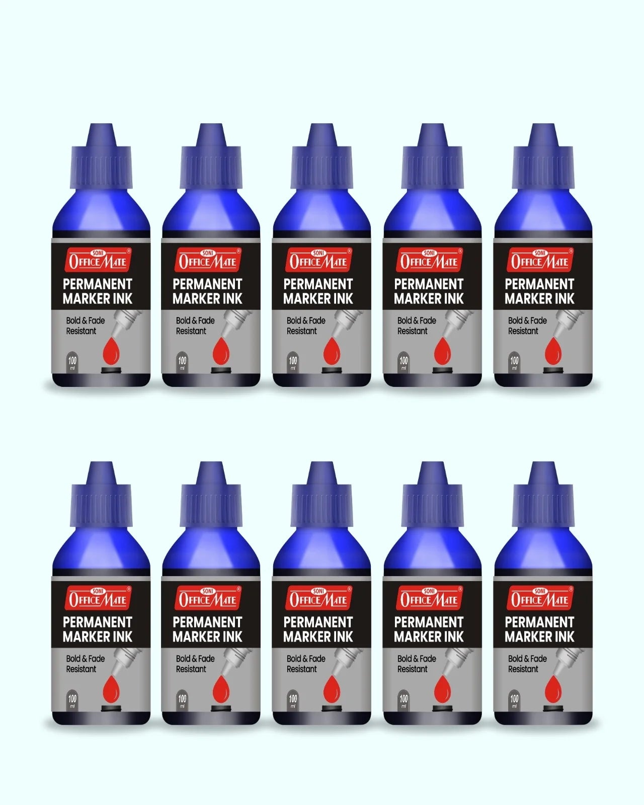 Permanent Marker Refill Ink - 100ml, Quick-Drying, Vibrant Colors