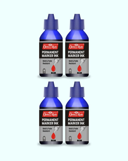 Permanent Marker Refill Ink - 100ml, Quick-Drying, Vibrant Colors