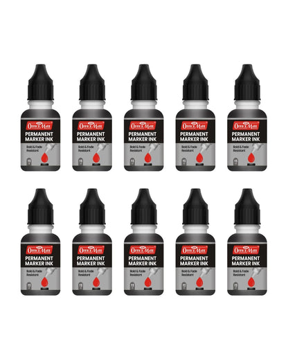 Permanent Marker Refill Ink - 15ml, Quick-Drying, Vibrant Colors