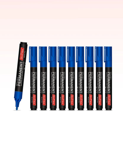 Permanent Markers (10 pcs), Versatile Use, Quick-Drying, Multi-Surface Markers