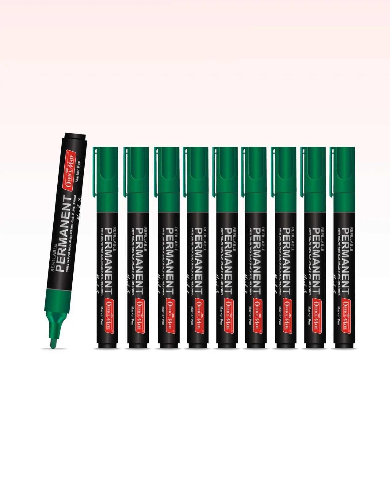 Permanent Markers (10 pcs), Versatile Use, Quick-Drying, Multi-Surface Markers