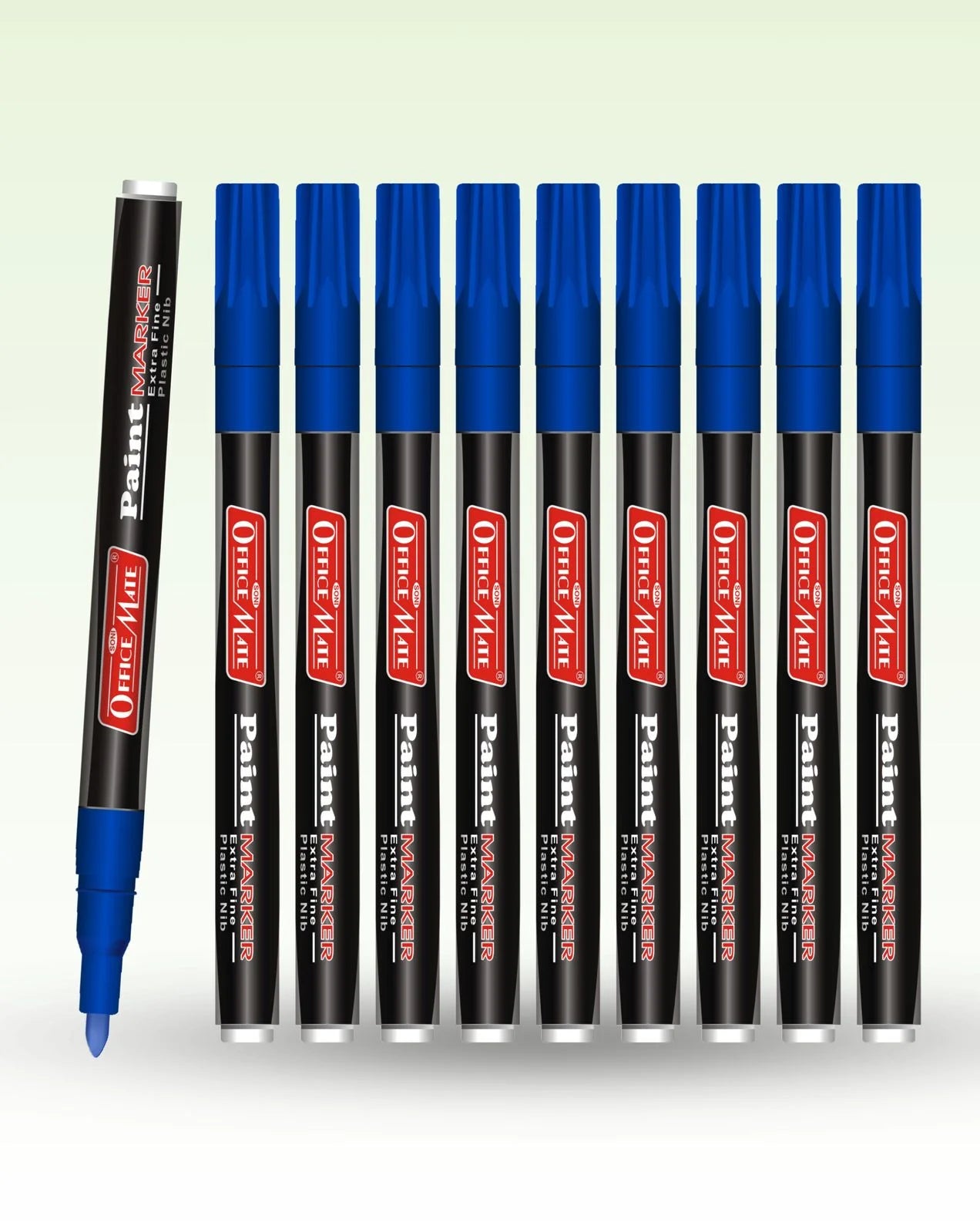 Fine Tip Paint Markers (10pcs), Vibrant Colours, Non-Toxic, Multi Surface Usage