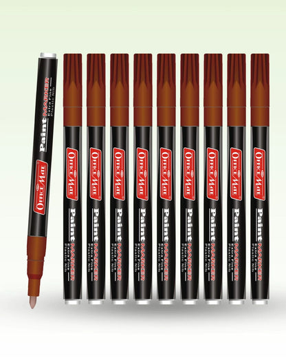 Fine Tip Paint Markers (10pcs), Vibrant Colours, Non-Toxic, Multi Surface Usage