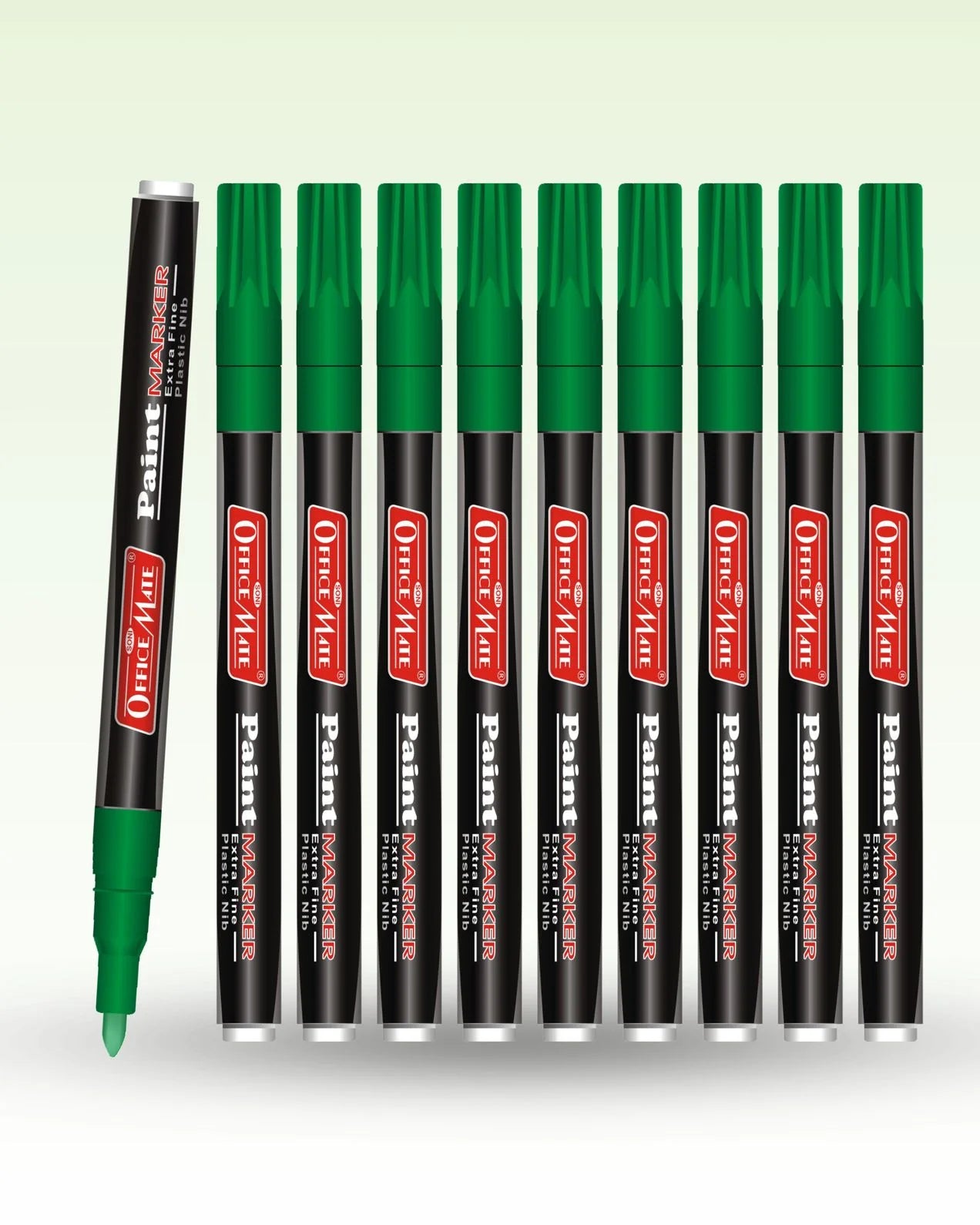 Fine Tip Paint Markers (10pcs), Vibrant Colours, Non-Toxic, Multi Surface Usage