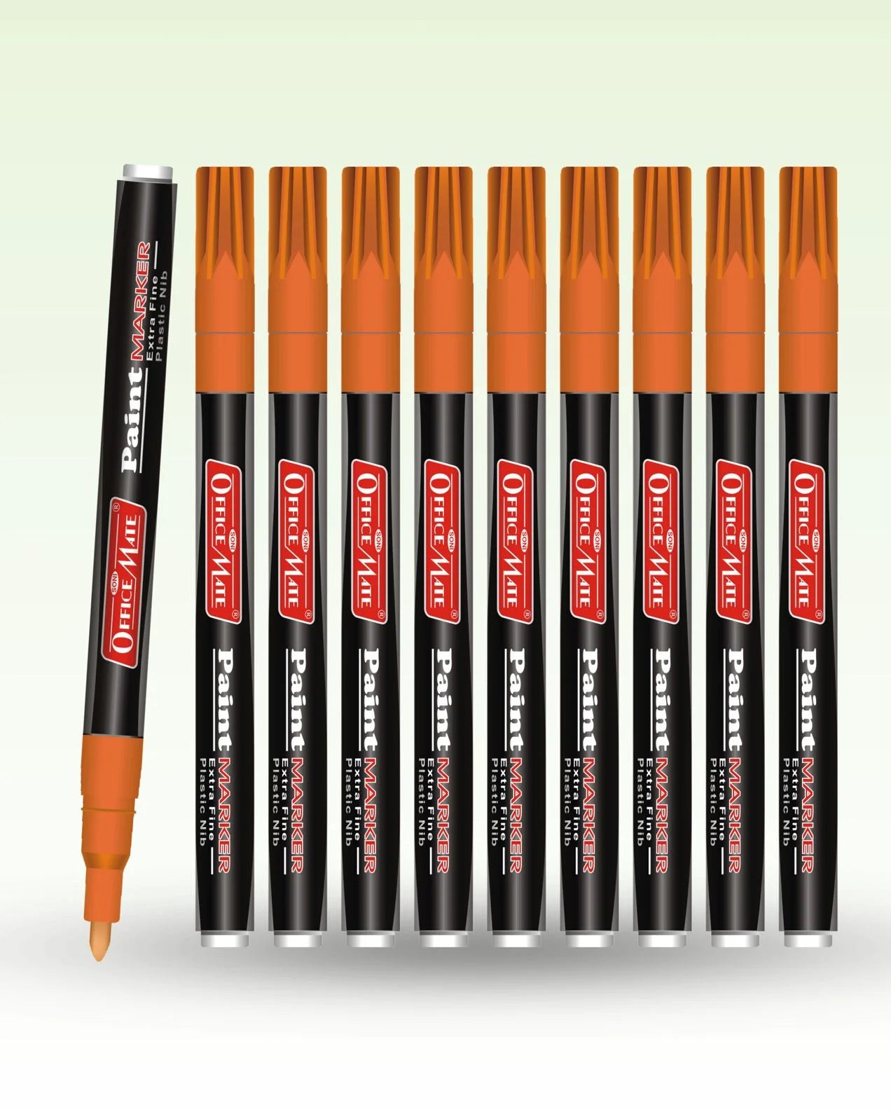 Fine Tip Paint Markers (10pcs), Vibrant Colours, Non-Toxic, Multi Surface Usage