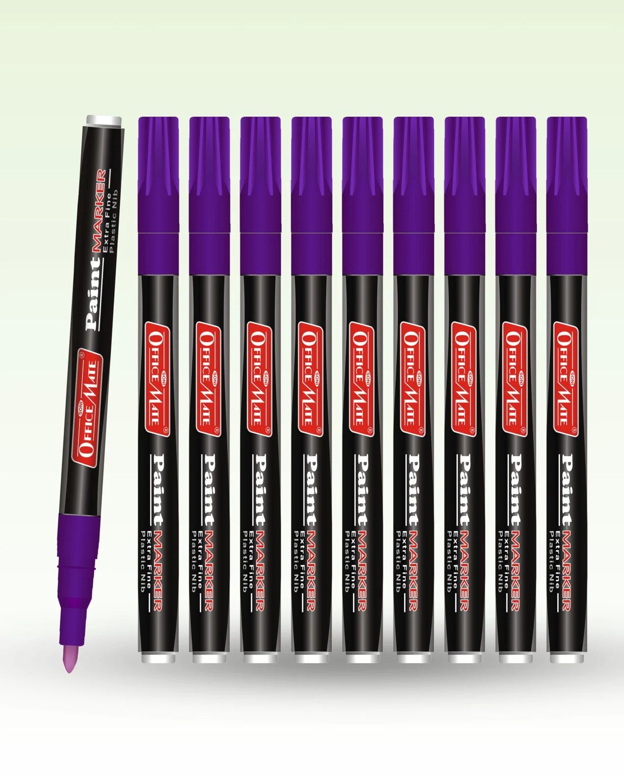 Fine Tip Paint Markers (10pcs), Vibrant Colours, Non-Toxic, Multi Surface Usage