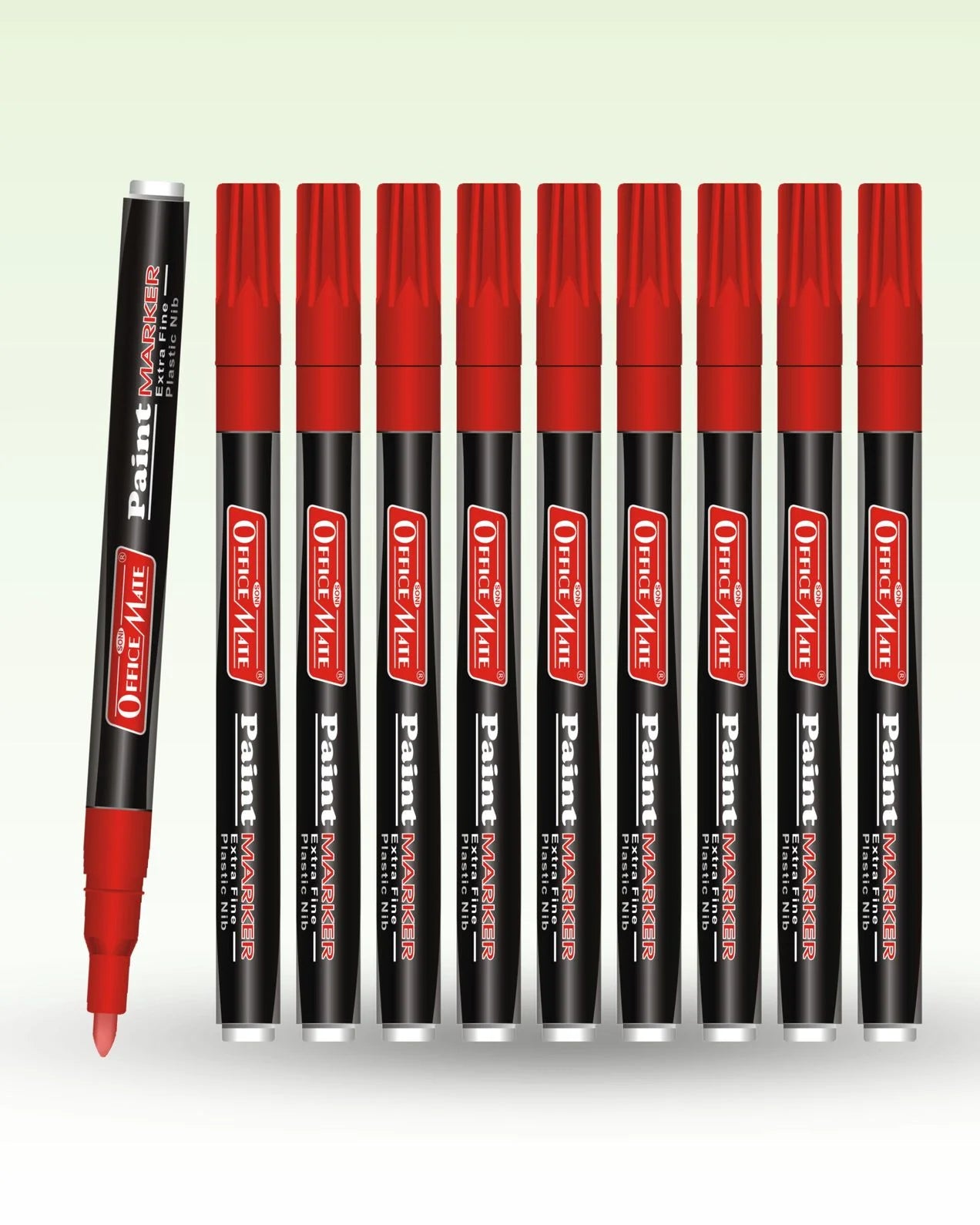 Fine Tip Paint Markers (10pcs), Vibrant Colours, Non-Toxic, Multi Surface Usage