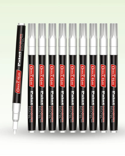 Fine Tip Paint Markers (10pcs), Vibrant Colours, Non-Toxic, Multi Surface Usage