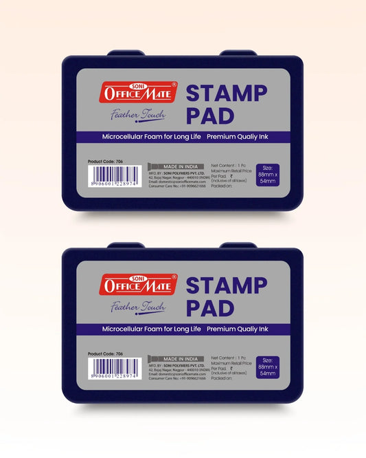 Stamp Pad - Violet, Long-Lasting Impressions, Quick-Drying Ink for Any Project