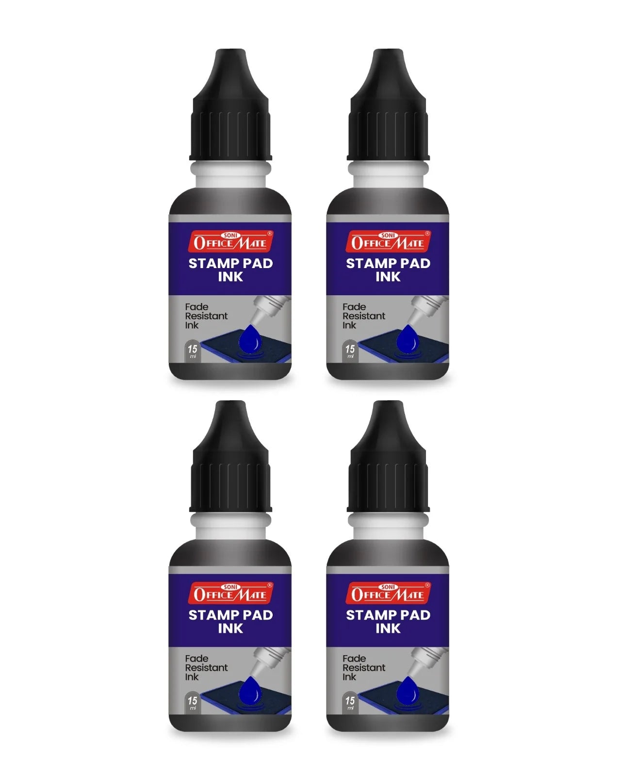 Stamp Pad Refill Ink – 15 ml, Long-Lasting Impressions, Quick-Drying Ink for Any Project